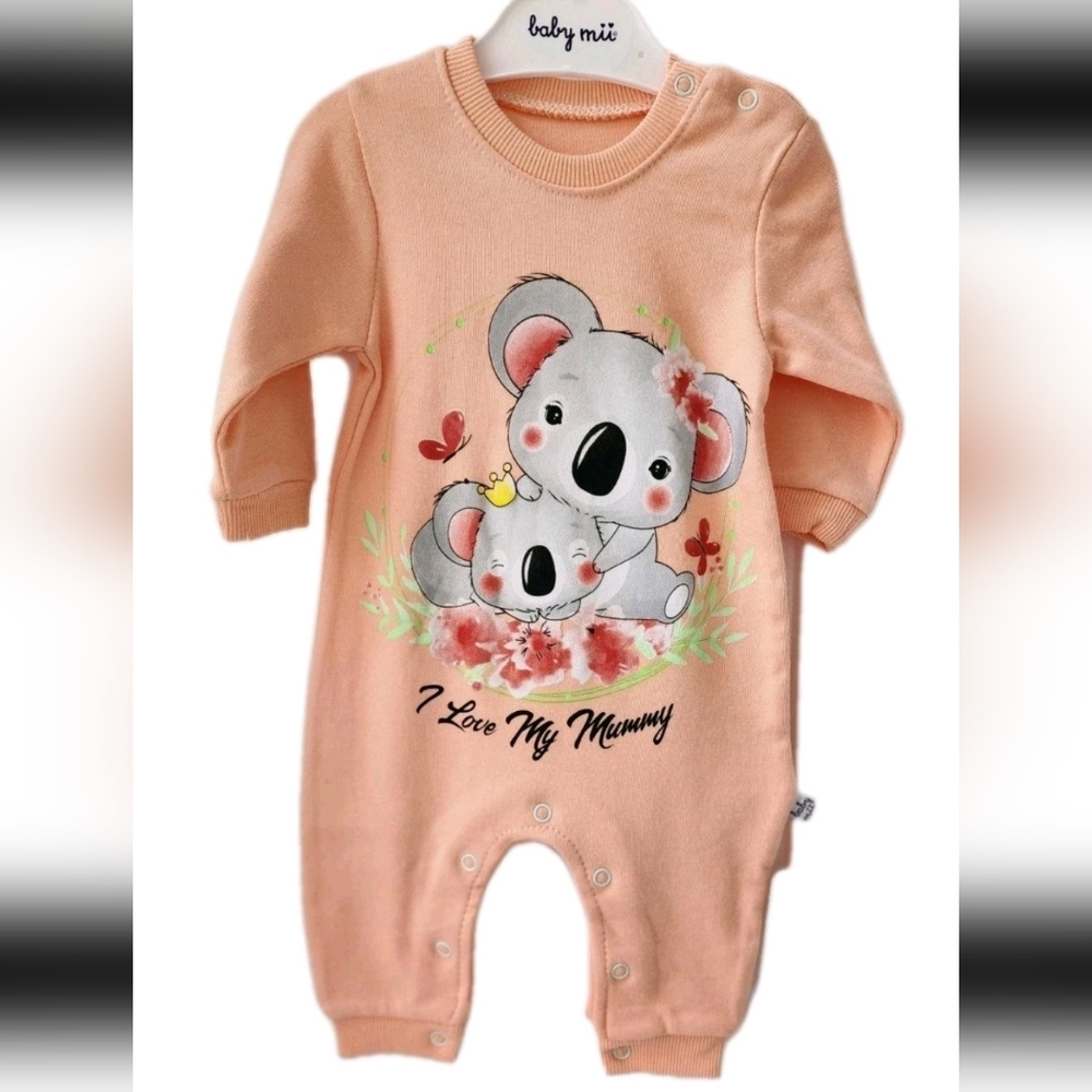 Baby Toddler Romper Overall "Koala" Size 9 Months